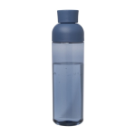 Flasche aus recyceltem Kunststoff mit Silikongriff, 600 ml farbe marineblau zweite Rückansicht