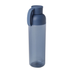 Flasche aus recyceltem Kunststoff mit Silikongriff, 600 ml farbe marineblau zweite Ansicht