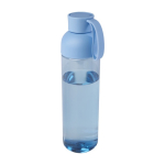 Flasche aus recyceltem Kunststoff mit Silikongriff, 600 ml farbe hellblau