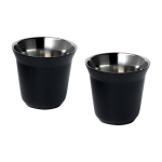 Set aus Espresso-Tassen aus Edelstahl, 80 ml farbe schwarz zweite Ansicht