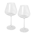 Set mit zwei eleganten Weingläsern mit breitem Boden, 680 ml farbe transparent zweite Ansicht