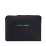 Laptop-Hülle aus RPET-Polyester, Case Logic Invigo, 15,6” Ansicht mit Druckbereich