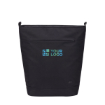 Tote Bag für Laptop aus recyceltem Polyester, 15,6” Ansicht mit Druckbereich