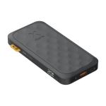 Powerbank mit perforiertem Design, 10.000 mAh farbe schwarz dritte Ansicht