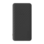 Schnelllade-Powerbank mit FastCharge-Technologie, 10.000 mAh farbe schwarz zweite Vorderansicht