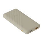 Schnelllade-Powerbank mit FastCharge-Technologie, 10.000 mAh farbe sandbraun vierte Ansicht