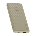 Schnelllade-Powerbank mit FastCharge-Technologie, 10.000 mAh farbe sandbraun