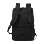 Robuster Laptop-Rucksack aus recyceltem Polyester, 17” farbe schwarz zweite Rückansicht