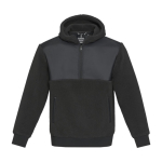 Unisex-Sherpa-Jacke aus recyceltem Polyester, Elevate NXT farbe schwarz zweite Vorderansicht