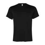 Sport-Herren-Shirt aus recyceltem Polyester, 100 g/m2, Roly farbe schwarz