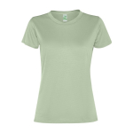 Sport-Damen-Shirt aus recyceltem Polyester, 100 g/m², Roly farbe pastellgrün