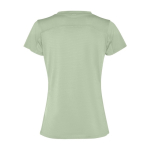 Sport-Damen-Shirt aus recyceltem Polyester, 100 g/m², Roly farbe pastellgrün zweite Rückansicht