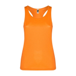 Sportweste für Damen aus technischem Stoff, 140 g/m², Roly farbe neonorange