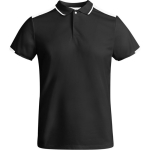 Kurzarm-Polo für Herren aus Polyester, 140 g/m2, Roly farbe schwarz