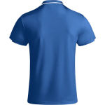 Kurzarm-Polo für Herren aus Polyester, 140 g/m2, Roly farbe köngisblau zweite Rückansicht