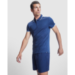 Kurzarm-Polo für Herren aus Polyester, 140 g/m2, Roly farbe köngisblau Lifestyle-Bild