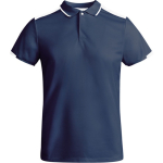 Kurzarm-Polo für Herren aus Polyester, 140 g/m2, Roly farbe marineblau