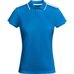 Damen-Kurzarm-Polo aus Polyester, 140 g/m2, Roly farbe köngisblau