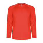 Langarm-Sportshirt aus Polyester für Herren, 150 g/m2, Roly farbe rot