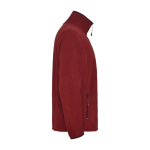 Fleece-Sweatjacke aus Polyester, 300 g/m2, Roly farbe bordeaux zweite Seitenansicht