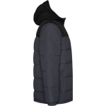 Unisex-Kapuzenjacke im Daunenstil aus Polyester, Roly farbe schwarz zweite Seitenansicht