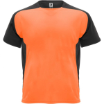 Unisex-Kurzarm-Sportshirt aus Polyester, 140 g/m2, Roly farbe orange