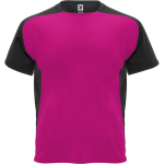 Unisex-Kurzarm-Sportshirt aus Polyester, 140 g/m2, Roly farbe rosa