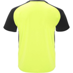 Unisex-Kurzarm-Sportshirt aus Polyester, 140 g/m2, Roly farbe neongelb zweite Rückansicht