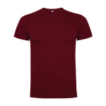 Kurzarm-T-Shirt aus Baumwolle für Herren, 165 g/m2, Roly farbe bordeaux