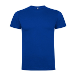 Kurzarm-T-Shirt aus Baumwolle für Herren, 165 g/m2, Roly farbe blau