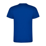 Kurzarm-T-Shirt aus Baumwolle für Herren, 165 g/m2, Roly farbe blau zweite Rückansicht