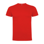 Kurzarm-T-Shirt aus Baumwolle für Herren, 165 g/m2, Roly farbe rot