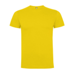 Kurzarm-T-Shirt aus Baumwolle für Herren, 165 g/m2, Roly farbe gelb