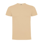 Kurzarm-T-Shirt aus Baumwolle für Herren, 165 g/m2, Roly farbe beige