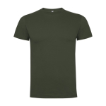 Kurzarm-T-Shirt aus Baumwolle für Herren, 165 g/m2, Roly farbe dunkelgrün