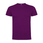 Kurzarm-T-Shirt aus Baumwolle für Herren, 165 g/m2, Roly farbe purpurfarben