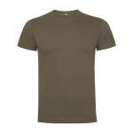 Kurzarm-T-Shirt aus Baumwolle für Herren, 165 g/m2, Roly farbe olivgrün