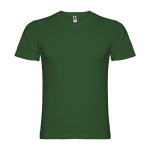 Kurzarm-T-Shirt aus Baumwolle für Herren, 155 g/m2, Roly farbe flaschengrün