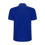 Herren-Piqué-Polo aus Materialmix, 190 g/m2, Roly farbe blau zweite Rückansicht