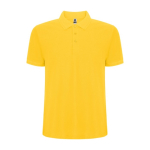 Herren-Piqué-Polo aus Materialmix, 190 g/m2, Roly farbe gelb