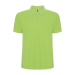 Herren-Piqué-Polo aus Materialmix, 190 g/m2, Roly farbe lindgrün