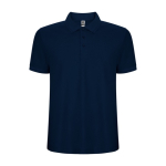 Herren-Piqué-Polo aus Materialmix, 190 g/m2, Roly farbe marineblau