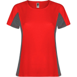 Damen-Sportshirt aus Polyester, 140 g/m2, Roly farbe rot