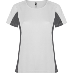 Damen-Sportshirt aus Polyester, 140 g/m2, Roly farbe weiß