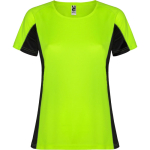 Damen-Sportshirt aus Polyester, 140 g/m2, Roly farbe neongrün