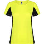 Damen-Sportshirt aus Polyester, 140 g/m2, Roly farbe neongelb