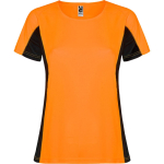 Damen-Sportshirt aus Polyester, 140 g/m2, Roly farbe neonorange