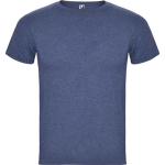 Meliertes Herren-Shirt aus Materialmix, 150 g/m2, Roly farbe blau mamoriert