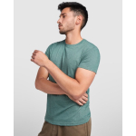 Meliertes Herren-Shirt aus Materialmix, 150 g/m2, Roly farbe grün mamoriert Lifestyle-Bild