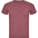 Meliertes Herren-Shirt aus Materialmix, 150 g/m2, Roly farbe marmorrot